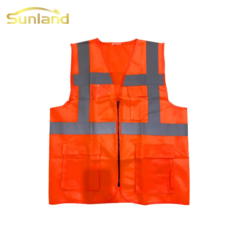 Unisex high visibility electrical safety airport vest jacket, View