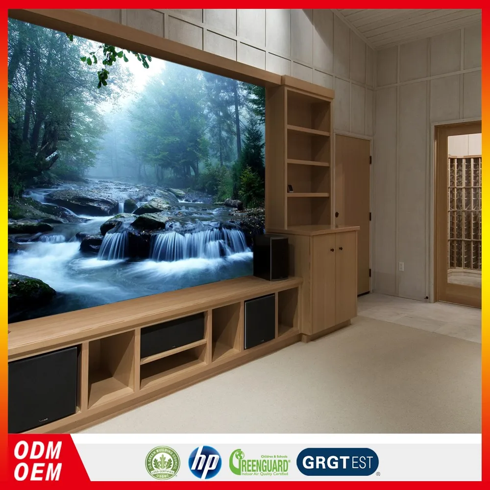Baru Besar Kustom Forest Wallpaper Mural Sofa Latar Belakang