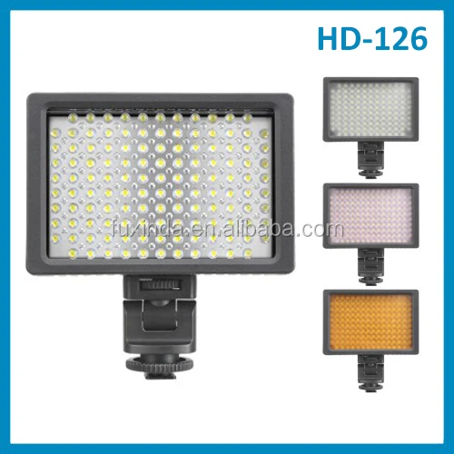 HD-126 Led Video Light For Camera Dv Camcorder Lighting 5400k, High Quality Digital Video Led Light,Professional Video Light Led