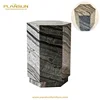 Custom Made Hexagon Modern Geometric marble six coffee side table