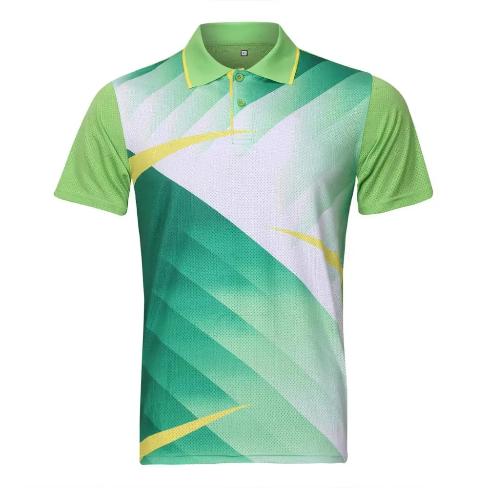 Custom Sublimated New Design Badminton Polo Shirt For Men - Buy ...