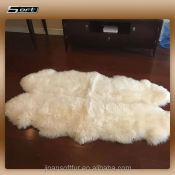 Cream White Color Bedroom Decorate Double Pieces Artificial Sheepskin Rugs And Carpets Buy Double Pieces Artificial Sheepskin Rugs And