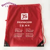 Custom Brand Name Drawstring 210D polyester Backpack Advertising gift bags
