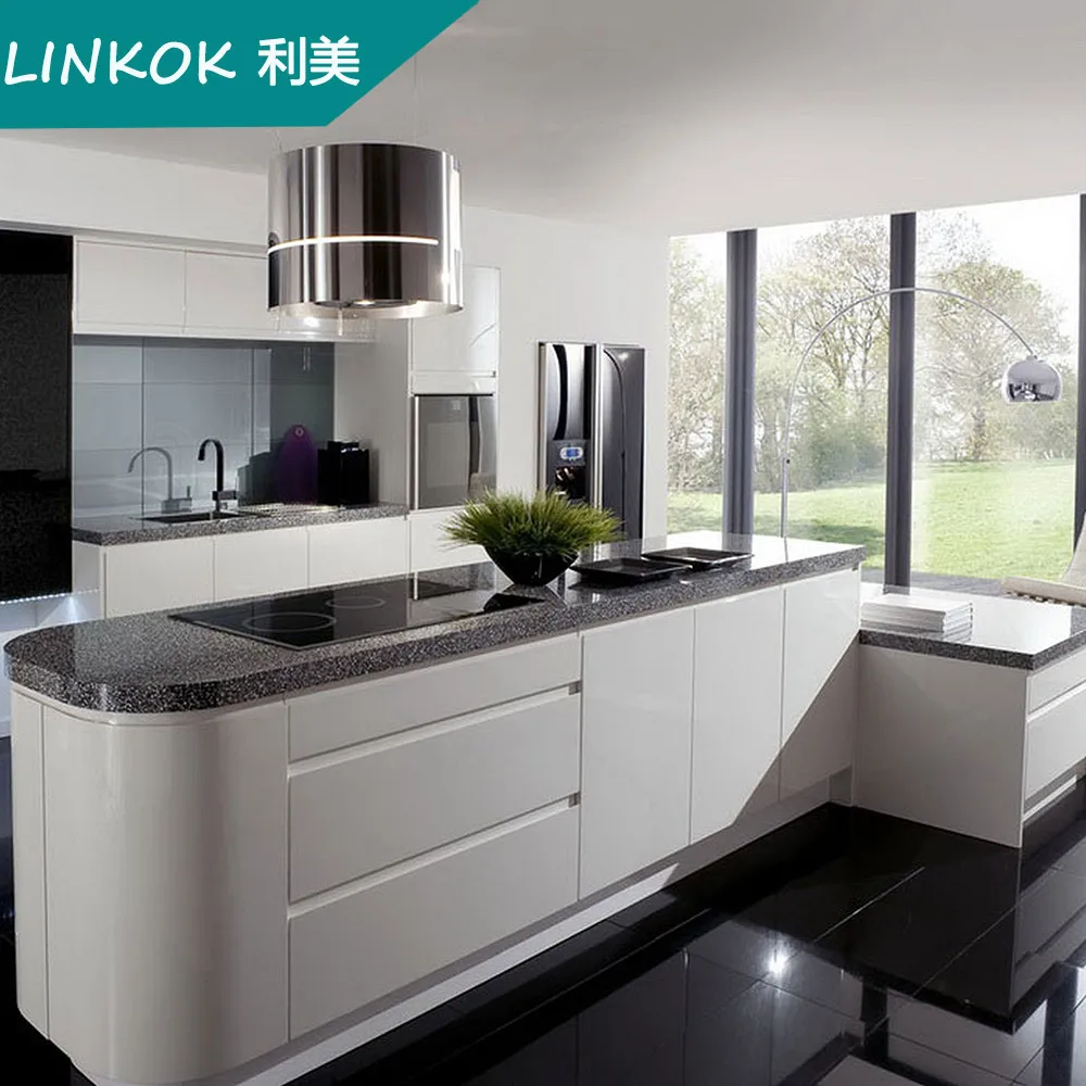 Europese stijl noord amerika alleen custom luxe keuken eiland ...