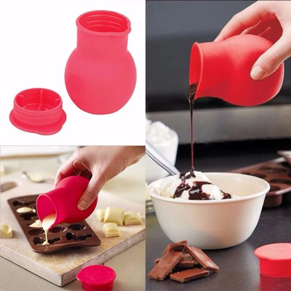Silicone Chocolate Melting Pot Mould Melt Butter Heat Milk Chocolate