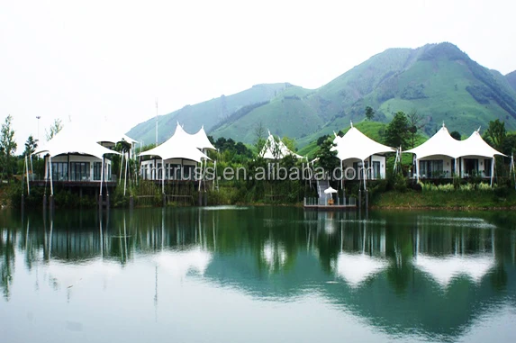 tensile membrane building structure