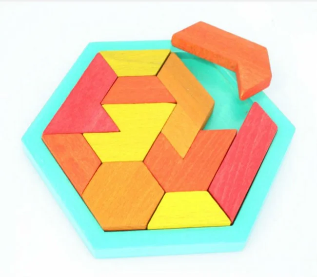 tangram puzzles , hot sales promotion education toy magnetic