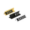 Desktop Metal Base Combined Price Tags, camera mobile phone assembly arabic numerals signs label window counter display stands 5