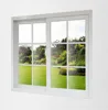 Hot sales custom double glass aluminum casement window with grill design