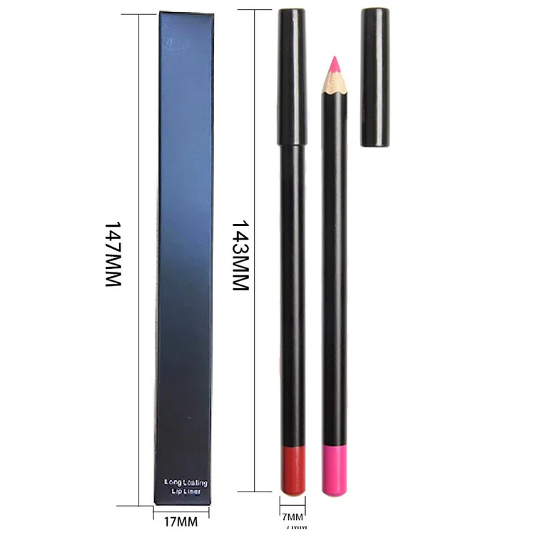 
wholesale pencil liner liner 12 colors private label high pigmented easy to apply colors 