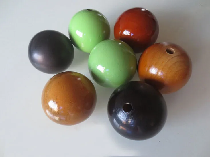 Painted Wood Ball 10mm To 100mm Well Painted Decoration Ball Buy