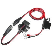 USB зарядное устройство комплект SAE к USB адаптер GPS зарядка на мотоцикле