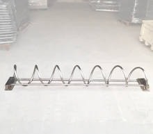 Стальной спирали Мотоцикл Велосипед парковка стойки