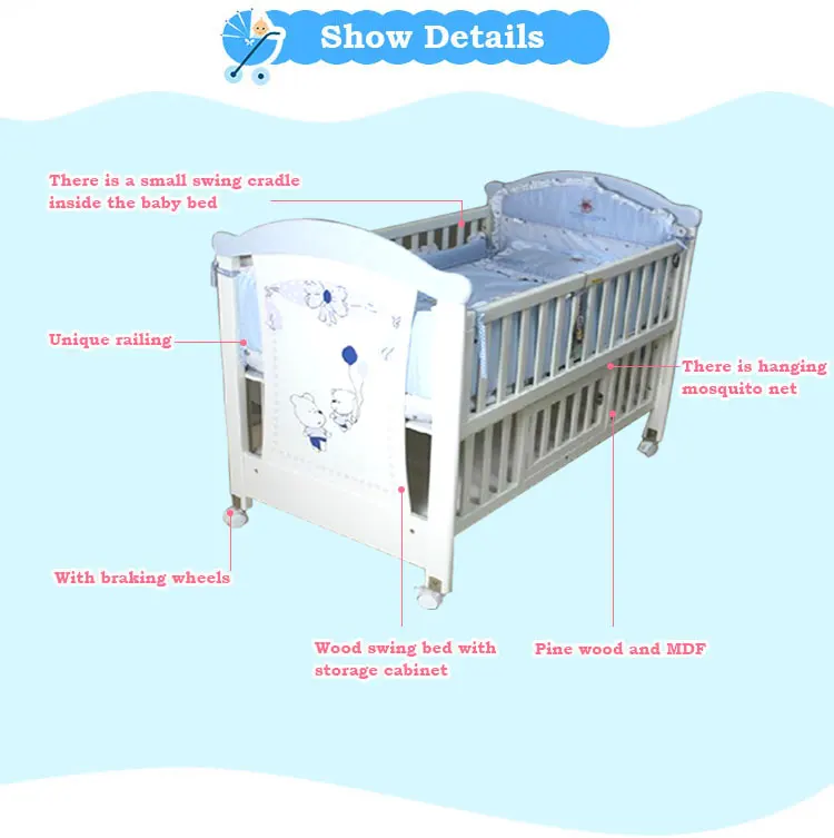 baby cot standard size