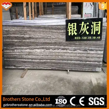 Wholesale Marble Slab Persian Silver Grey Travertine Slabs Special