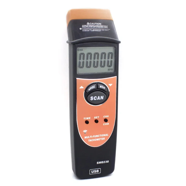 Digital Multifunctional Tachometer Tacho Meter Rpm Record Meter Tester