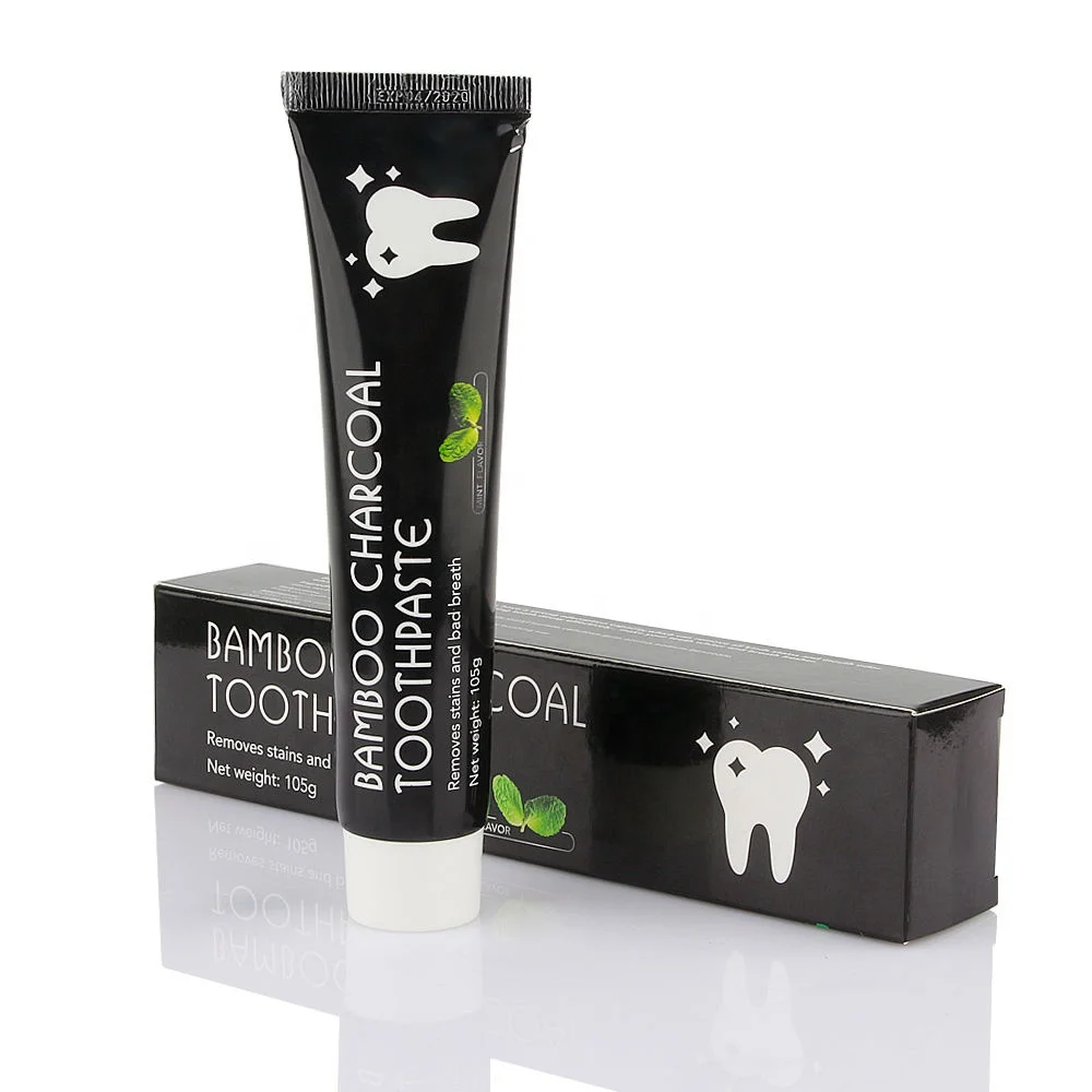 Oem Factory Bamboo Natural Activated Charcoal Dental Toothpaste Teeth