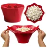 FDA Grade Heathy Hot Air Silicone Popcorn Popper,Foldable Microwave Popcorn Maker
