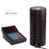 Restaurant Wireless Calling Queuing System with 1 Transmitter + 10 Coaster Pagers for Clinic Church Cafe