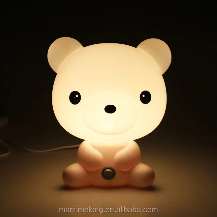 Chambre Bébé Pandalapinchienchat Dessin Animé Nuit Lumière Enfants Lampe De Lit Nuit Lampe De Couchage Bébé Veilleuse Buy Led