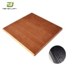 24*20*36 Square Pedestal Dining Table Top with Wood Veneer Surface