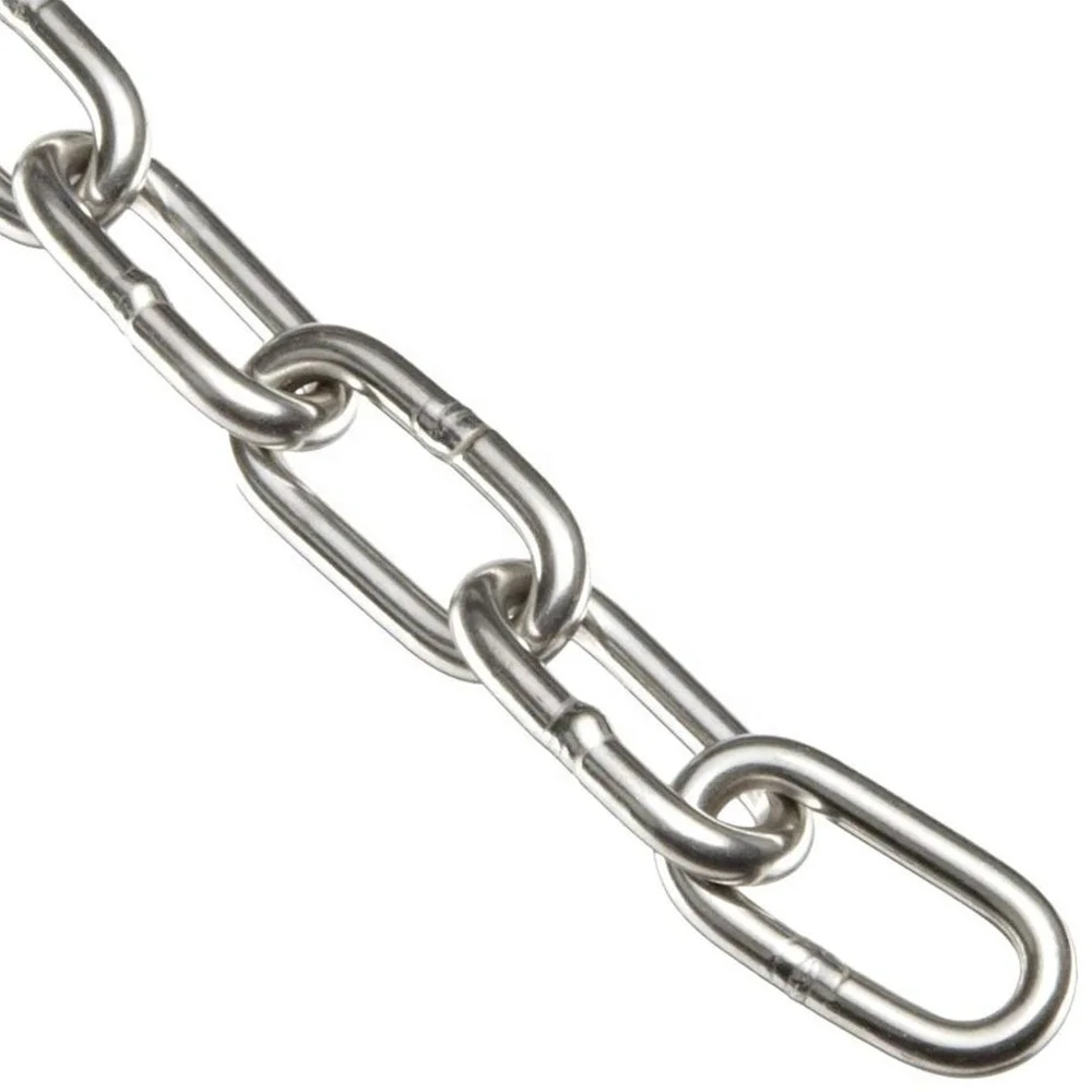 Steel chain. Цепочка из нержавейки. Цепь обычная. Длинная цепь. Цепь сварная.