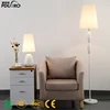 Manufacturer supply hotel adjustable light black fishing floor lamp light fabric and metal standard lamp zhongshan