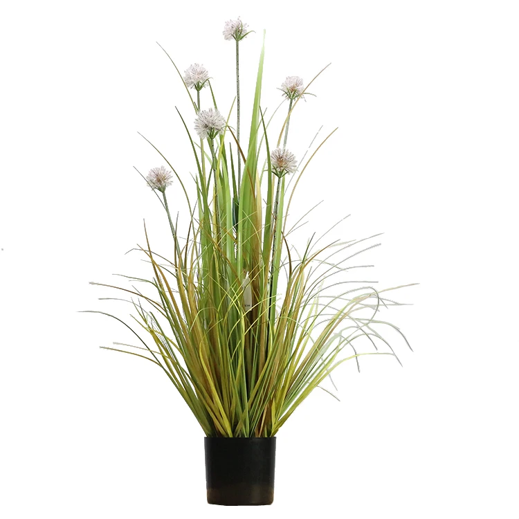 Artificial Dandelion Flower Tall Onion Grass Factory Price 90 Cm