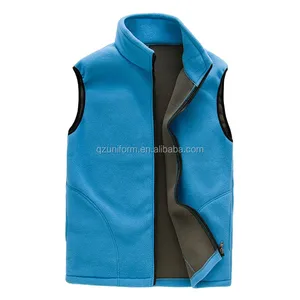 Mens Workwear Blue Polar Sleeveless Fleece Vest Mens Workwear Blue Polar Sleeveless Fleece Vest
