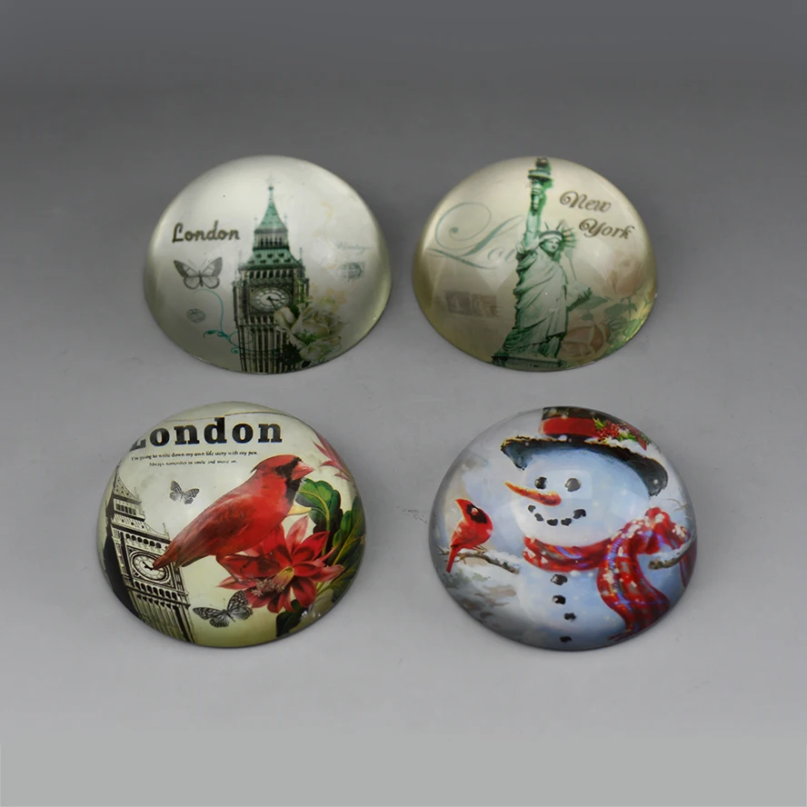 Wholesale Decorative Round Cheap Glass Dome Paperweight Buy Glass