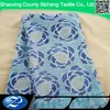 bright blue bead african lace fabric voile lace