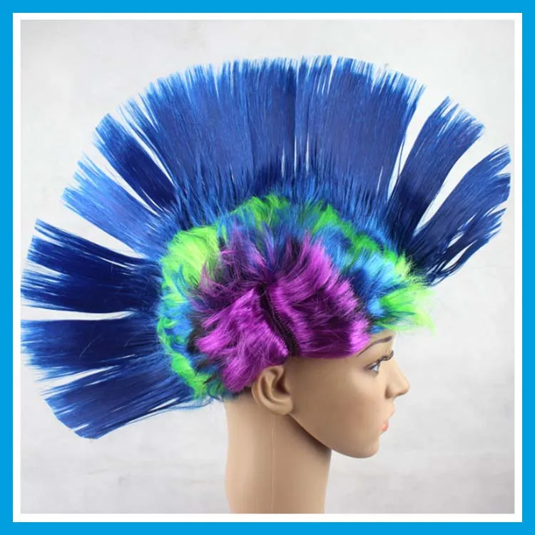 Football Fan Wig Buy Sports Fan Wigs,Short Wigs,Custom Color Team