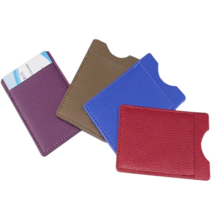 Universal Adhesive Pu Leather 3m Sticker Smart Wallet Mobile Phone Card