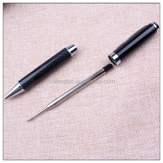high end promotional products fiber pen set oem carbon pen