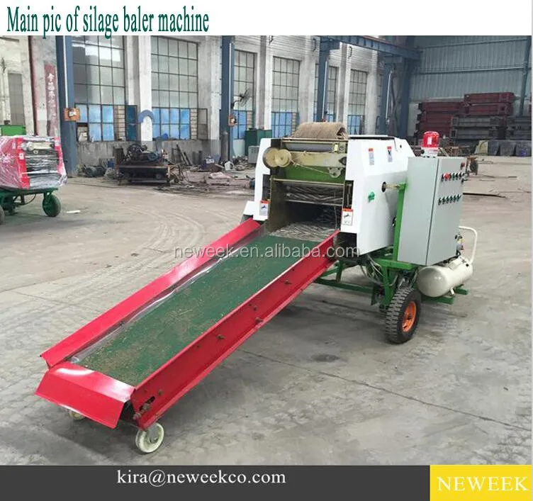 Neweek Hydraulic With Conveyor Fodder Fermentation Silage Straw