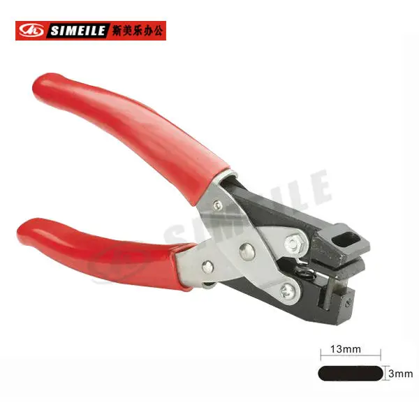 A105 Pvc Card Ellipse/oval Shape Heavy Duty Hole Punch Punching