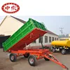 5 ton three side tipping double hurdles tractor dump trailer