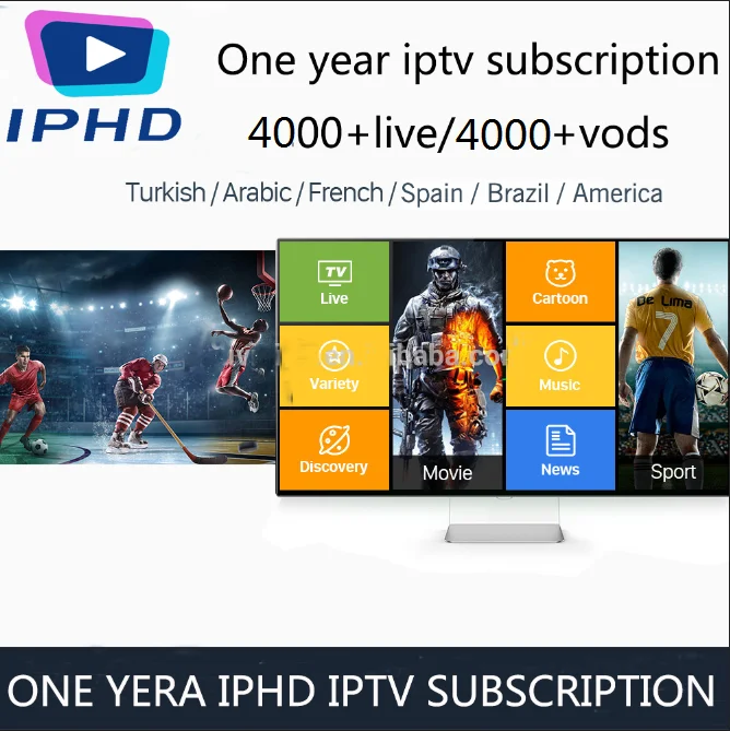 12 months iptv subscription usa arabic india african europe m3u 1 year