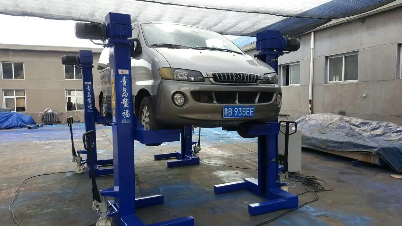 100 Original Qjj204c Used Hydraulic Mobile Column Heavy Duty Truck