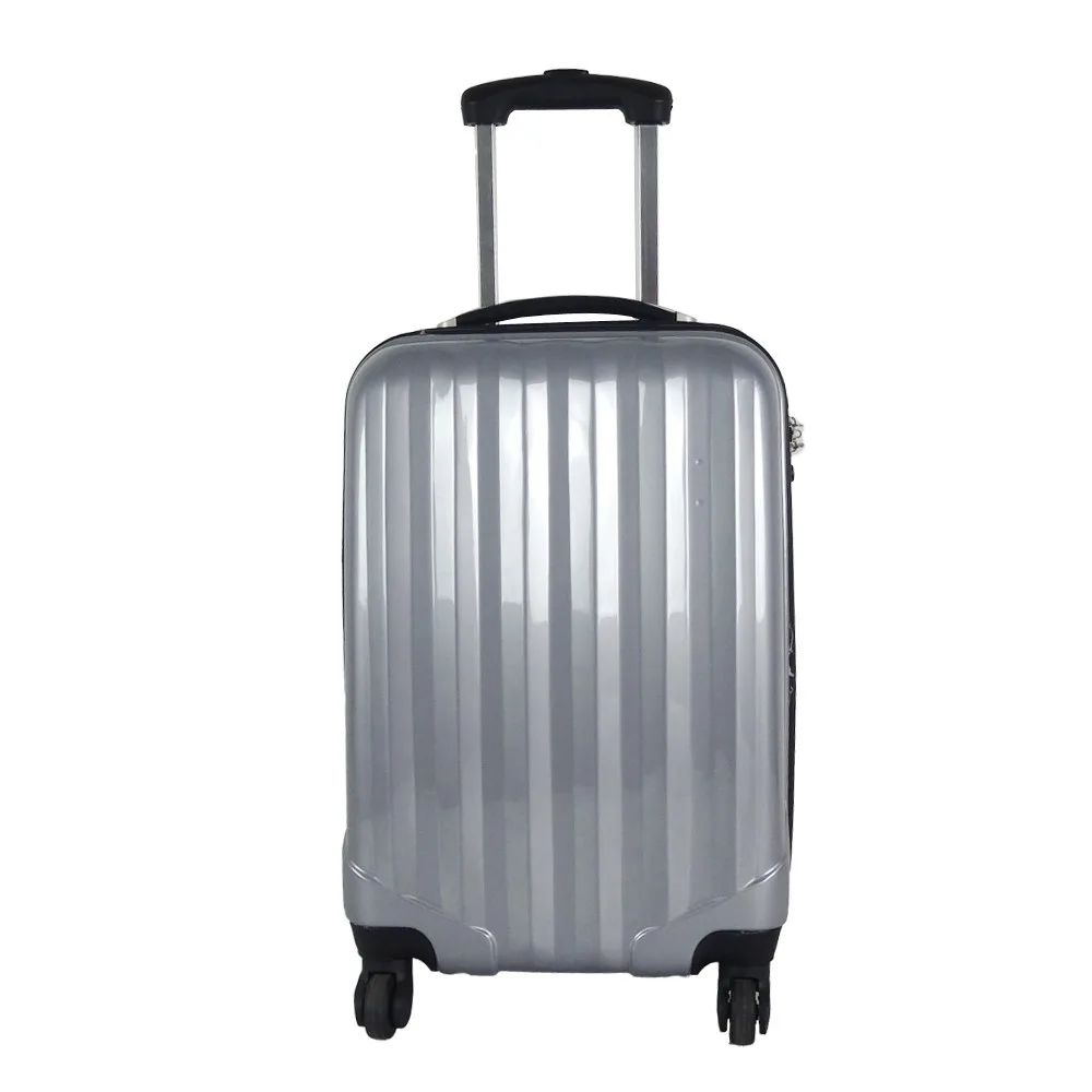 银色拉链行李 abs pc 薄膜手提箱旅行行李