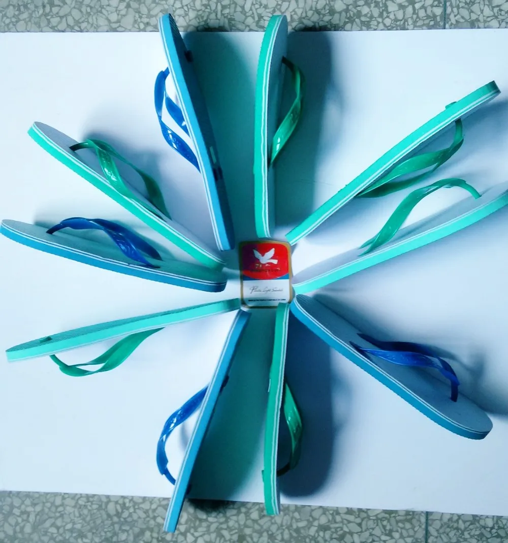 champion  dove slippers sandals art.811 blue and green assorted  side