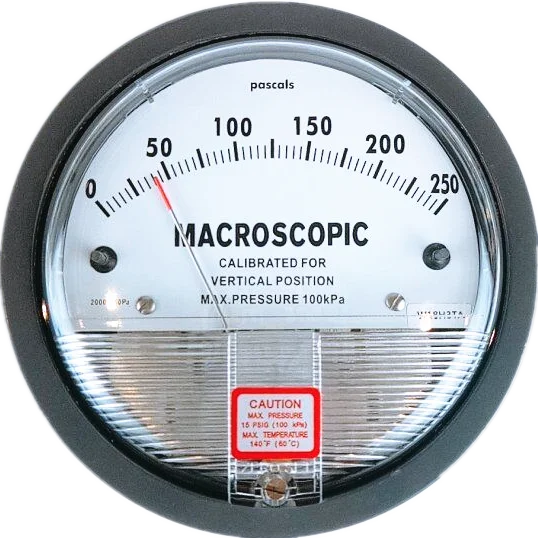 Differential Pressure Indicator Manometer Differential Pressure Switch