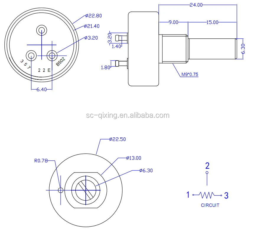 Similar Vishay Potentiometer 360 Degree Endless Rotary Potentiometer