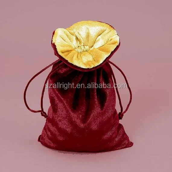 Suede Jewelry Pouch/velvet Jewelry Bag Drawstring,Velvet Lined In