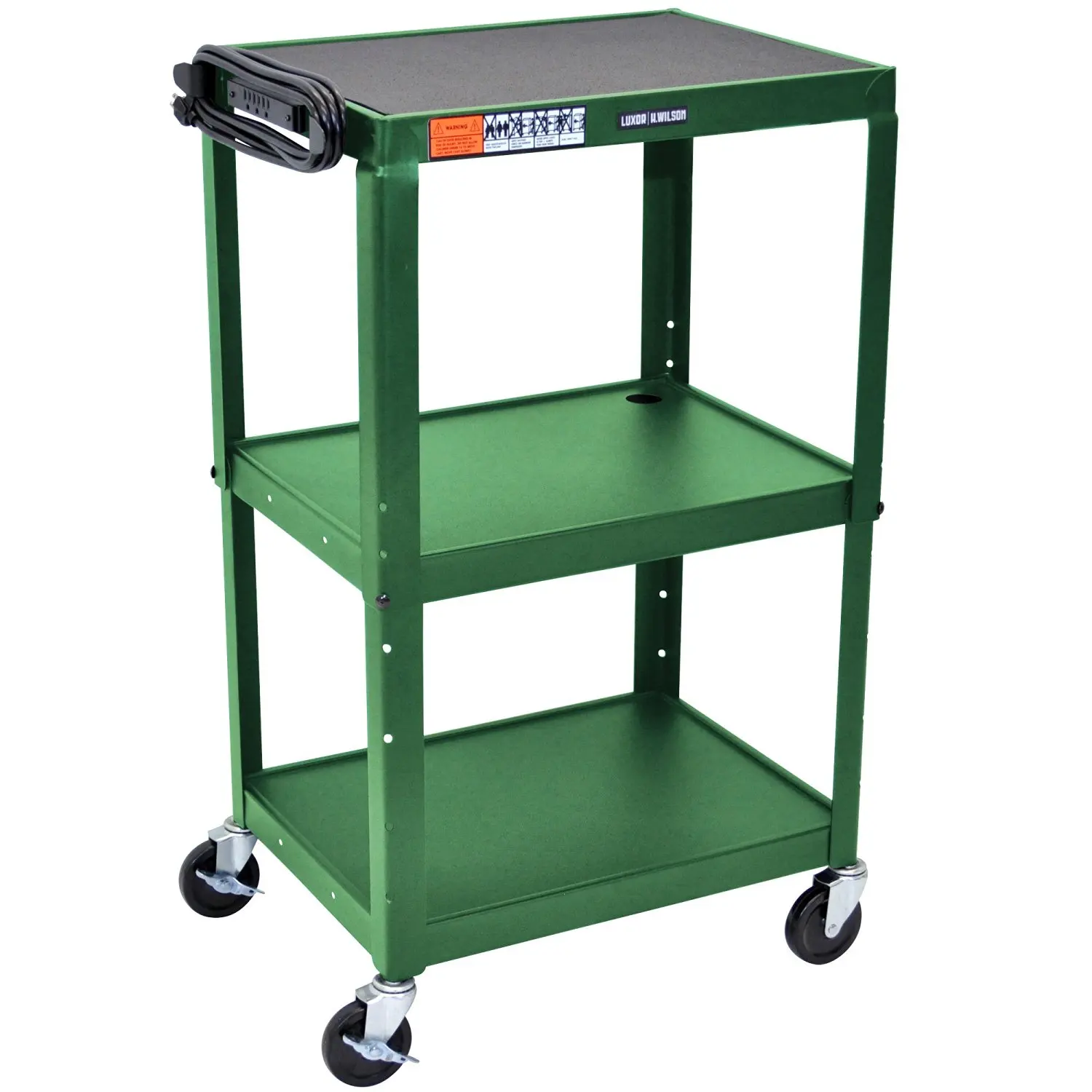 Restaurant & Food Service Offex W42AE Adjustable Height Steel A/V Cart