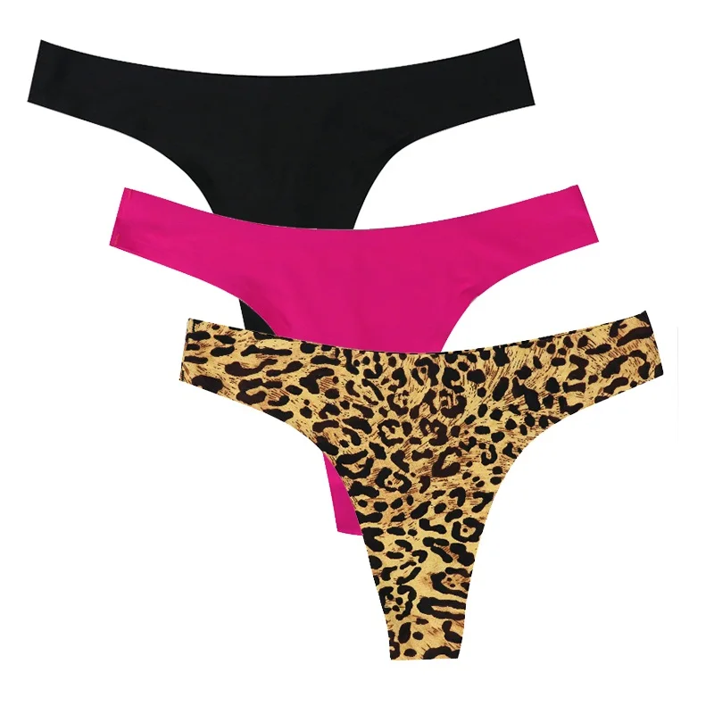 Women G-string Thong Low-waist Leopard Print Sexy Lady Panties ...