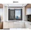UK standard shutter thermal break double glass casement window with excellent workmanship