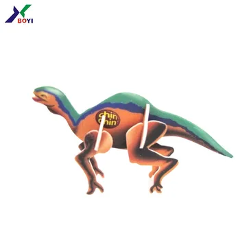 dinosaurio rompecabezas 3d