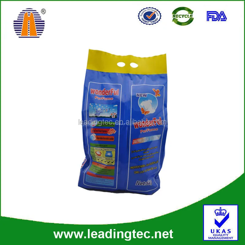 Customized Wash Liquid Powder Plastic Packaging Bag 1 Kg To 10 Kg