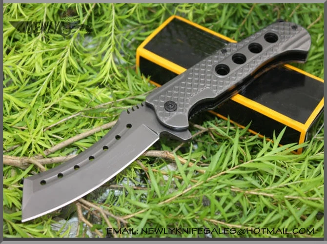 Quick Opening Camping Survival Knife Folding Knife Tactical Pocket Knife